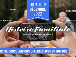Trois jours de consultations offertes avec un notaire dès aujourd'hui et jusqu'au 9 décembre 2022