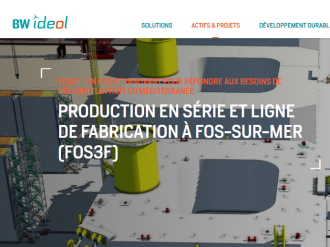 Éolien flottant, BW Ideol et NGE s'allient pour une usine géante de fondations