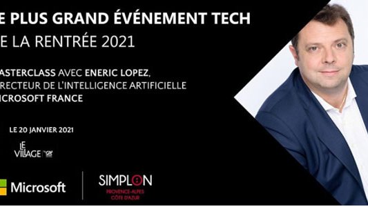 Masterclass inédite autour de l'IA d'Eneric Lopez, Directeur de l'Intelligence Artificielle de Microsoft