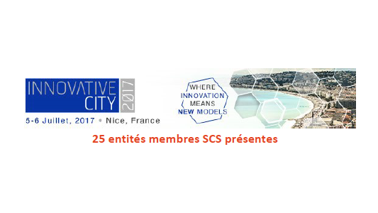 Pas moins de 25 membres du Pôle SCS investiront Innovative City 2017 !
