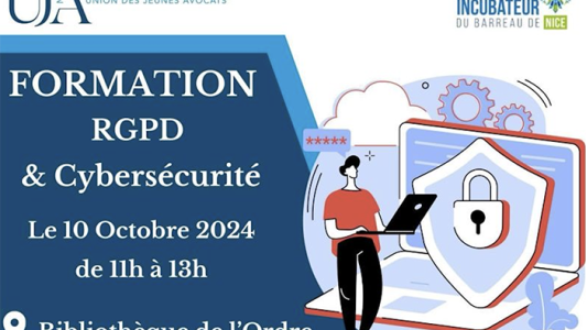 Formation UJA de Nice "RGPD et Cybersécurité"