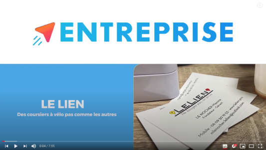 LeLien : Des coursiers à vélo pas comme les autres !