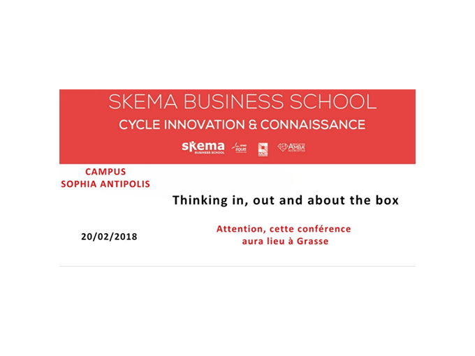 Conférence Skema : "Think