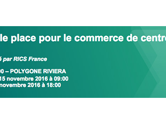 Quelle place pour le commerce de centre ville ? Les professionnels de l'immobilier sont invités à en débattre le 15 novembre 