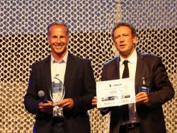 Le Prix régional de l'innovation navale à Thierry Carlin (Marine Tech) 