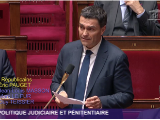 Question du député Eric Pauget à Nicole Belloubet sur la reforme de la carte judiciaire et son impact sur le TGI de Grasse