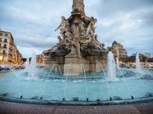 À Marseille, la fontaine Cantini remise en eau et en lumière