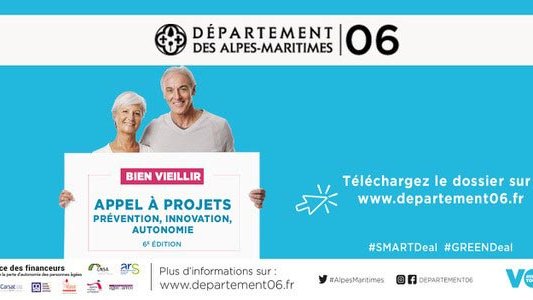 Le Département 06 lance son 6ème appel à projets 2021 « Prévention, innovation, autonomie »