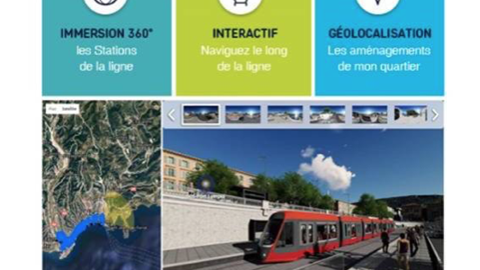 Embarquez à bord du tramway en 3D pour découvrir la ligne Nice Ouest !!