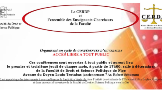 Conférence CERDP : Nouvelles règles en matière sociale : mythe ou réalité ? par Sébastien ZARAGOCI, Avocat au Barreau de Nice