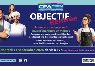 À la recherche d'une formation ? Le CFA de Nice ouvre ses portes vendredi 11 septembre