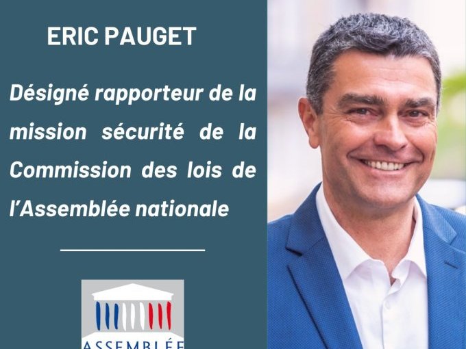 Éric PAUGET nommé rapport