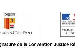 Signature de la Convention Justice Région le 6 novembre