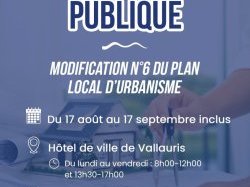 À Vallauris-Golfe-Juan, une enquête publique sur la modification du plan local d'urbanisme n°6