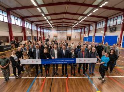 Collège Auguste-Blanqui : des écrans numériques et un gymnase modernisé