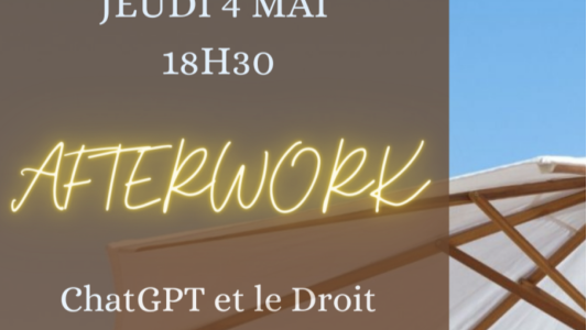 Afterwork AFJE 06 : "ChatGPT et le droit"