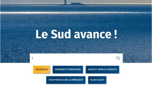 Région Sud : un nouveau site internet dynamique et participatif !