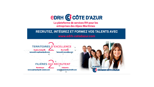 La CCI Nice Côte D'Azur, lauréate du « Prix RH numérique » avec la « e-DRH Côte d'Azur », la DRH Territoriale Mutualisée en ligne