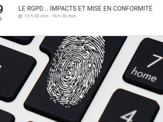  #classroom CEEI : Le RGPD...Impacts et mise en conformité