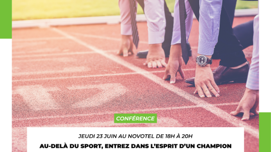 Conférence JCEM « Au-delà du sport, entrez dans l'esprit d'un champion »