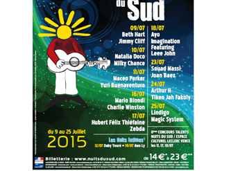 18e édition des Nuits du Sud : des têtes d'affiches et des rencontres musicales intimistes