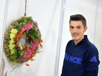 Kevin Billard, formé au CFA de Cannes, décroche une médaille d'excellence en Art Floral aux championnats d'Europe des métiers