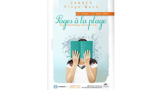Pages à la plage : une bibliothèque éphémère face à la mer à Cannes !