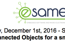Conférence eSAME 2016 “Connected Objects for a smarter life” au Campus Sophi@Tech