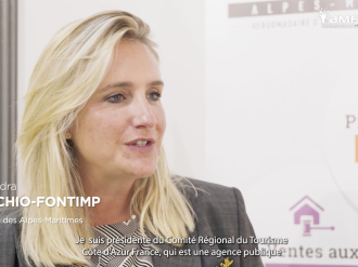 [Salon des Maires 06] Échange avec Alexandra Borchio-Fontimp Sénatrice des Alpes-Maritimes et présidente du CRT Côte d'Azur France