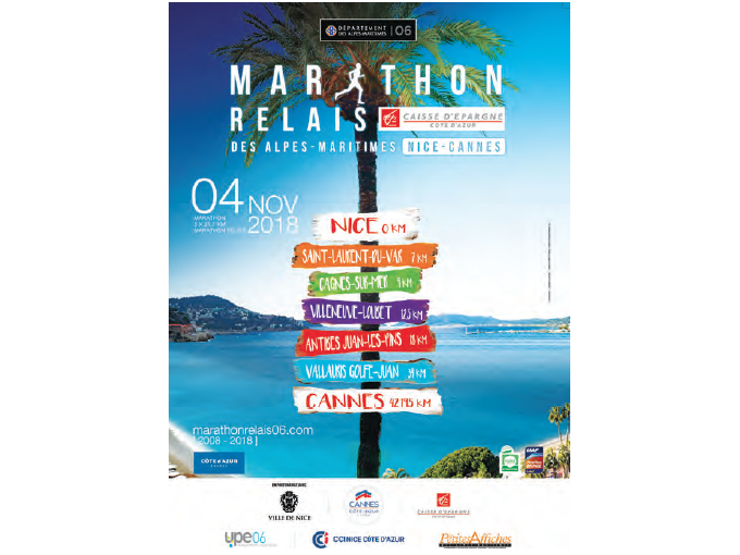 Marathon relais Nice-Cann