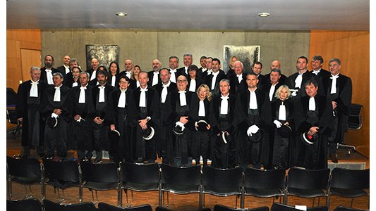 Audience solennelle du TC de Nice : toujours remettre sur l'ouvrage...