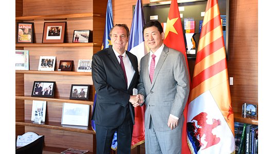 Le PDG de Quechen en visite en PACA 