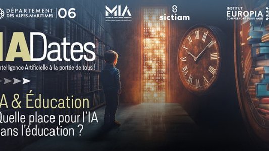 Conférence #IADates : « Intelligence Artificielle et Education : quelle place pour l'IA dans l'éducation »