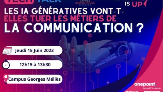 Tech Talk : Les IA génératives vont-elles tuer les métiers de la communication ?