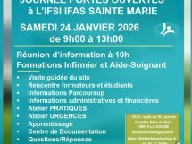 Journée portes ouvertes à l'IFSI/IFAS Sainte-Marie : découvrir les formations et les métiers du soin