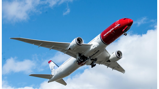 Norwegian opérera une partie des vols Nice-Oslo avec des Boeing 787-Dreamliner 