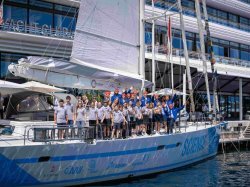 Malizia Explorer, nouveau voilier de recherche scientifique, baptisé au Yacht club de Monaco