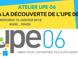 Atelier UPE 06 : À la découverte de l'UPE 06 - 10/01
