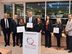 Remise de la Marque Qualité Tourisme au Printemps Polygone Riviera
