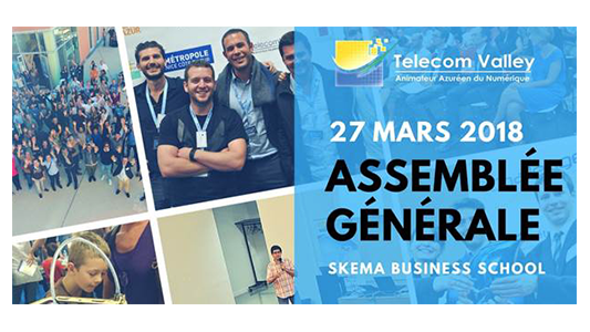 Assemblée Générale Telecom Valley - 27 mars, 17h - Sophia Antipolis