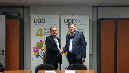L'UPE06 et le Comité Régional Nice Côte d'Azur des Conseillers du Commerce Extérieur ont signé une convention d'objectifs pour l'aide au développement international des entreprises