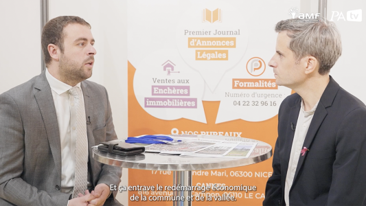 [Salon des Maires 06] Échange avec Sébastien Olharan, maire de Saint-Breil-sur-Roya