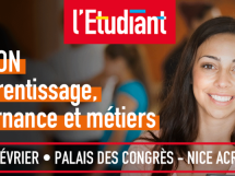 Salon Apprentissage, alternance et métiers de Nice le 8 et 9 février