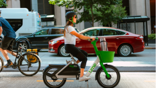 Les nouveaux vélos électriques LimeBike déployés en avant-première nationale à Nice