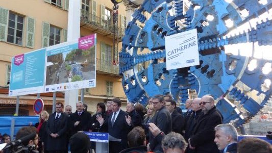 Le tunnelier du tramway a été baptisé