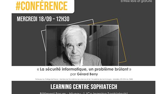 Conférence : "La sécurité informatique, un problème brûlant"