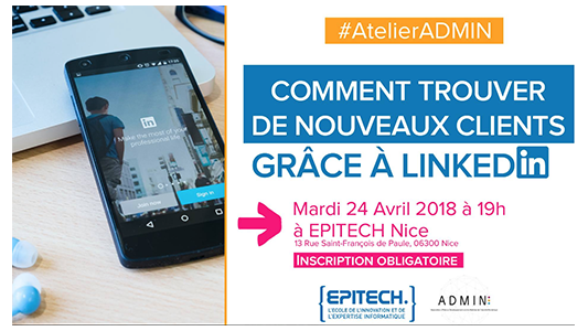 AtelierADMIN - Trouver de nouveaux clients avec LinkedIn