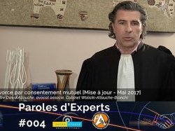  ? Parole d'Experts #4 - Le Divorce par consentement mutuel - le point après 3 mois - Me David Allouche