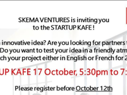 Lancement du 1er SKEMA Startup Kafé à Sophia Antipolis le 17 octobre !