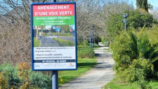 A Hyères, aménagement réussi d'une voie verte